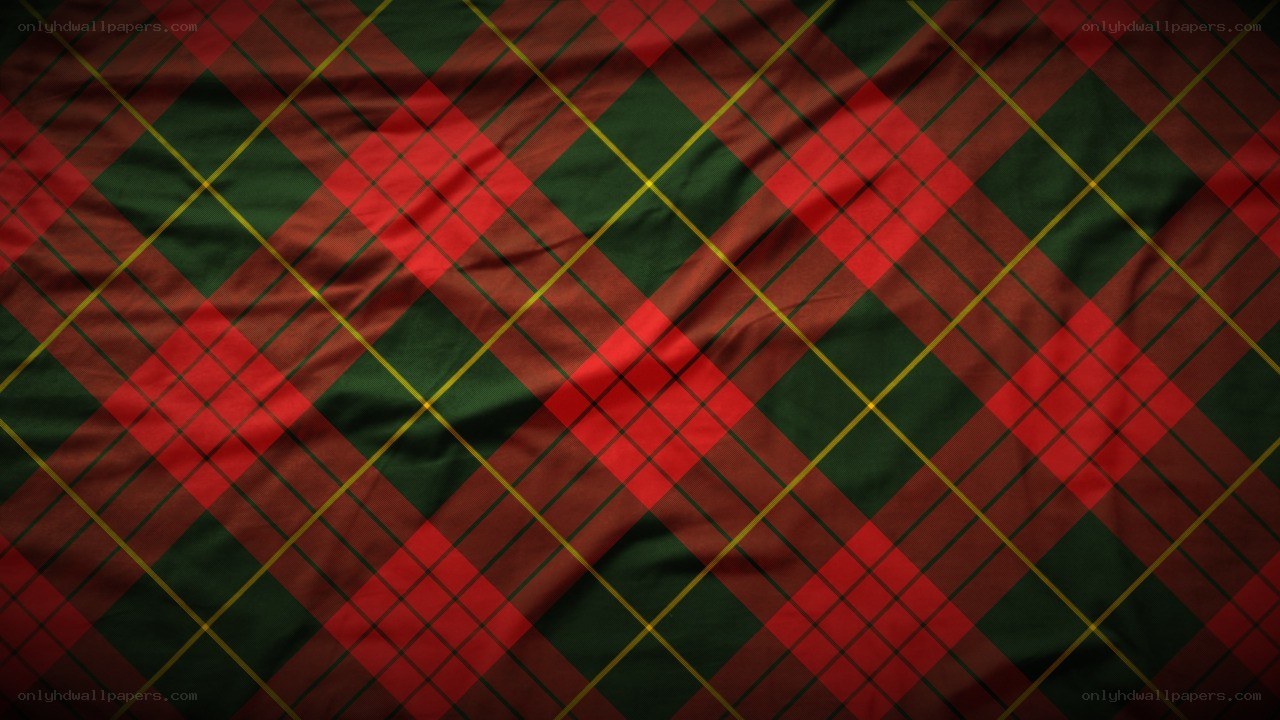 red and green plaid pattern