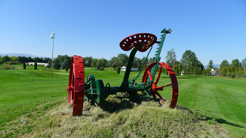 Red and Green Tractor
