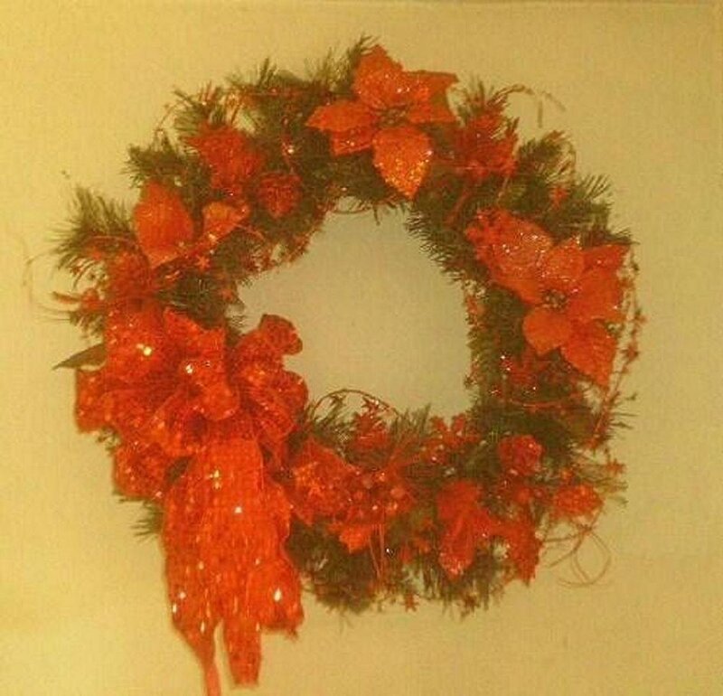 Red and Green Wreath