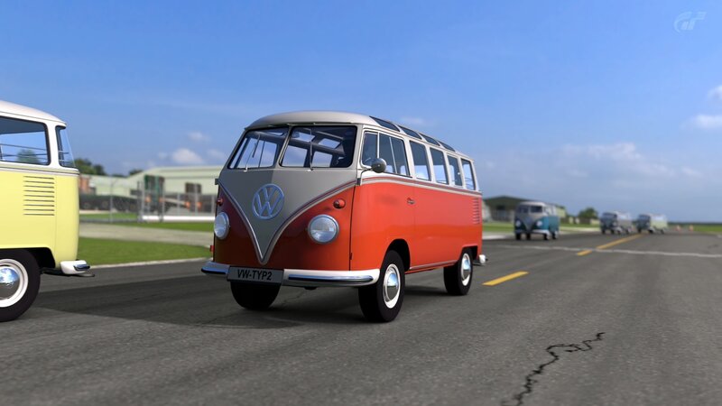 Red and Grey Van
