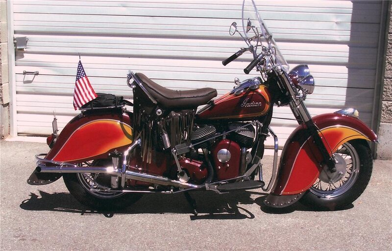 Red and Maroon Motorcycle