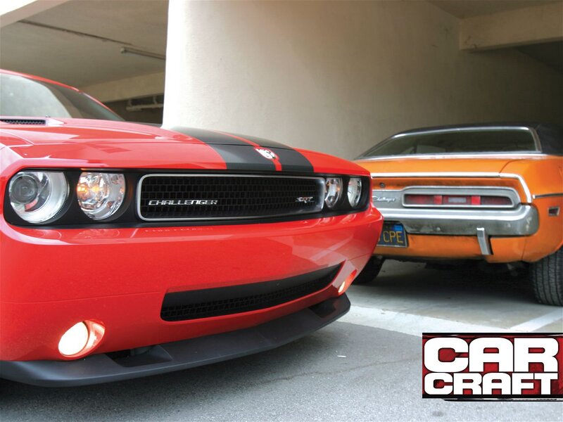 Red and Orange Muscle Cars