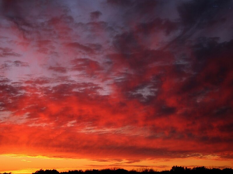 Red and Orange Sky