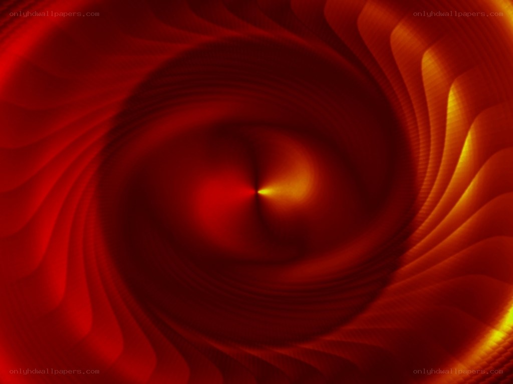 Red and orange spiral pattern