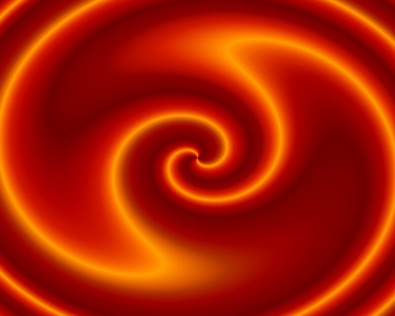 Red and Orange Spiral