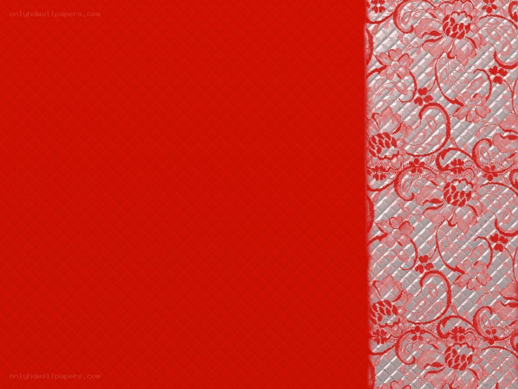 red and patterned fabric