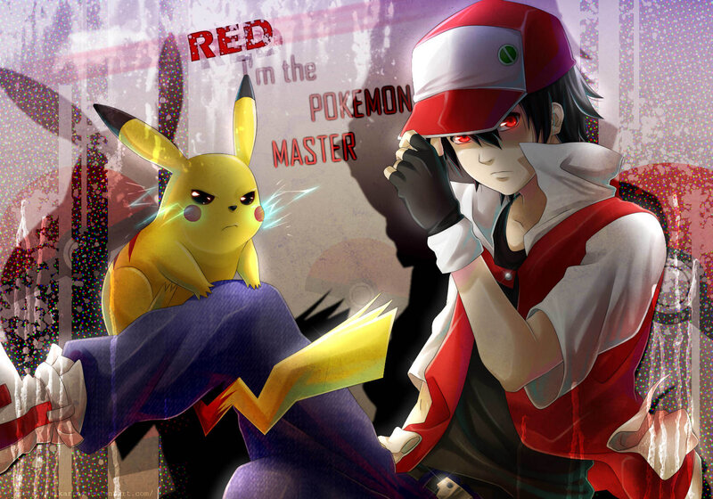 Red and Pikachu
