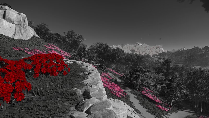 Red and Pink Flowers — Serene, 3d Render