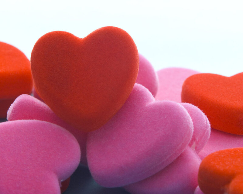Red and Pink Heart Shapes