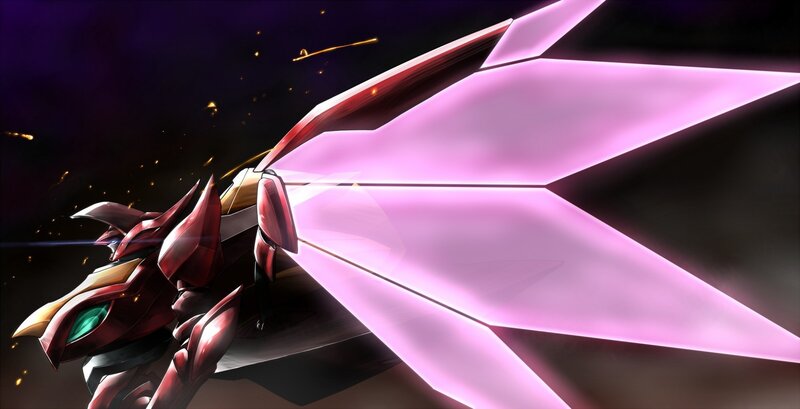 Red and Pink Mecha