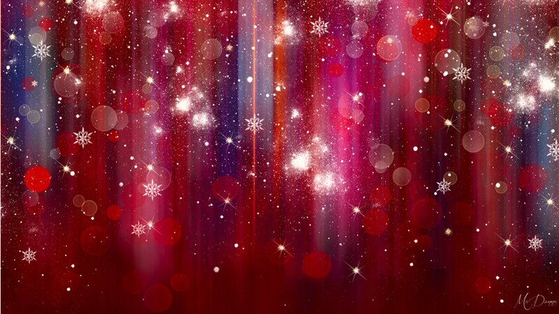 Red and Purple Bokeh Background