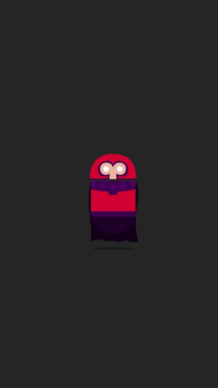 Red and Purple Character