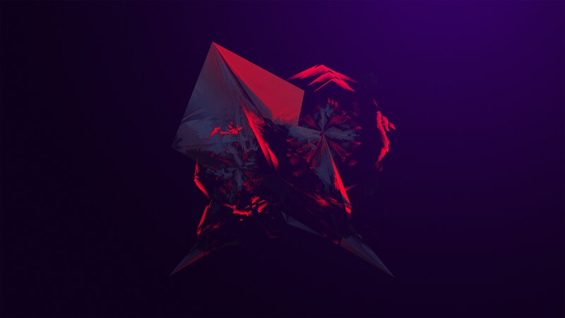 Red and Purple Crystal