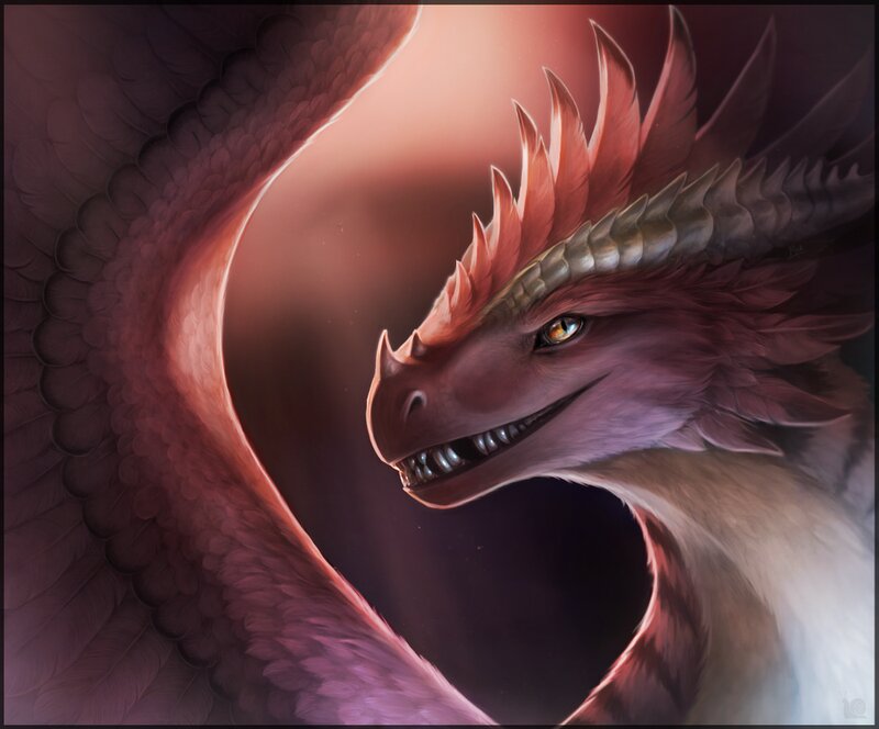Red and Purple Dragon