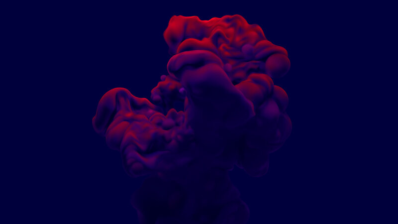 Red and Purple Smoke Cloud