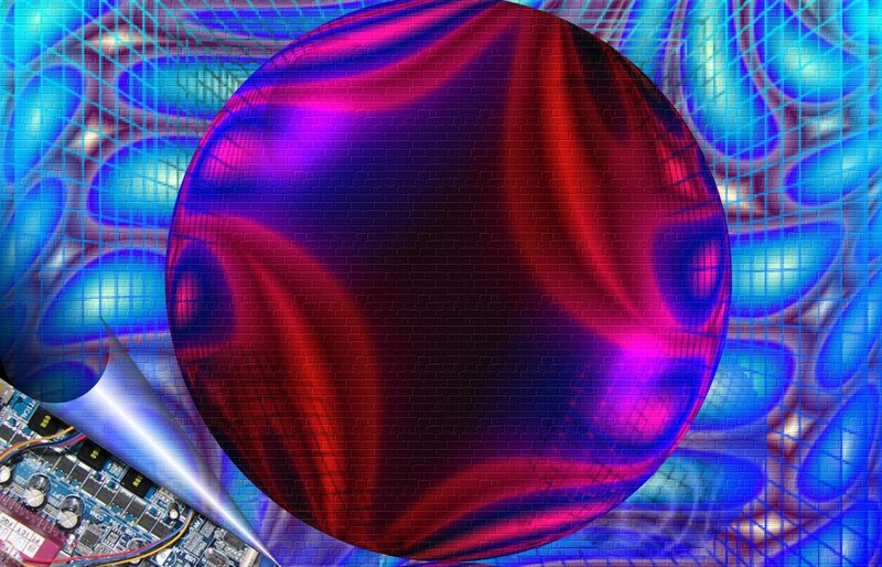 Red and Purple Sphere