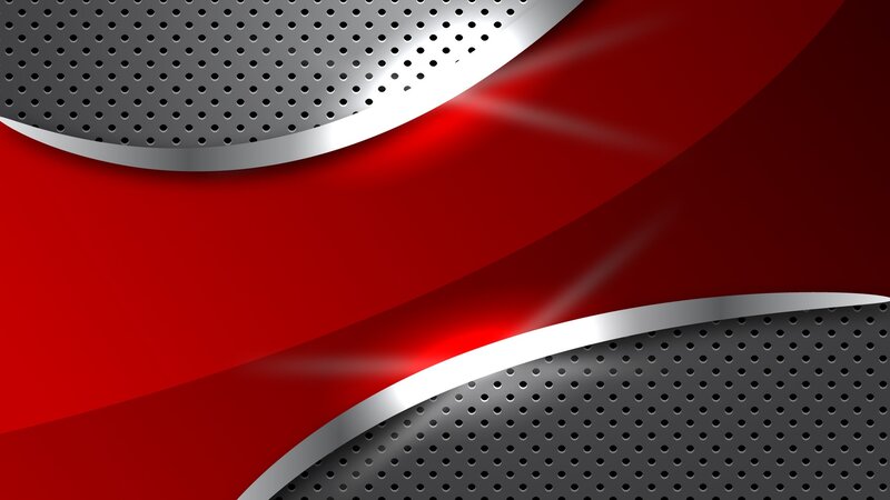 Red and Silver Abstract Design — Dynamic