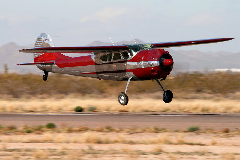 Red and Silver Airplane