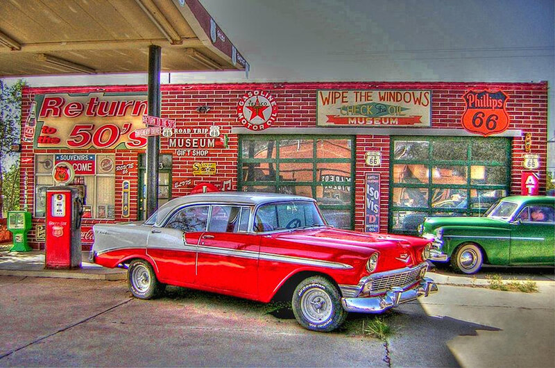 Red and Silver Car — Nostalgic