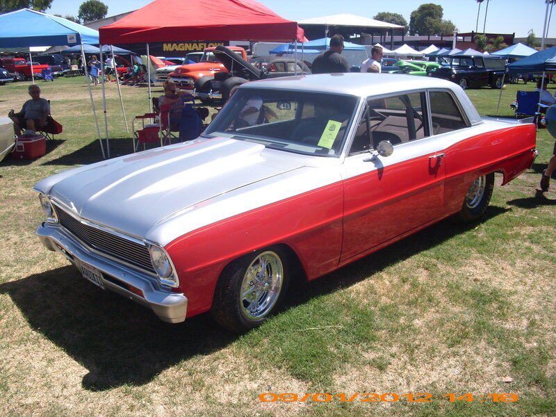 Red and Silver Classic Car — Outdoor