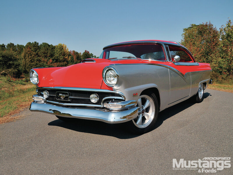 Red and Silver Classic Car — Serene