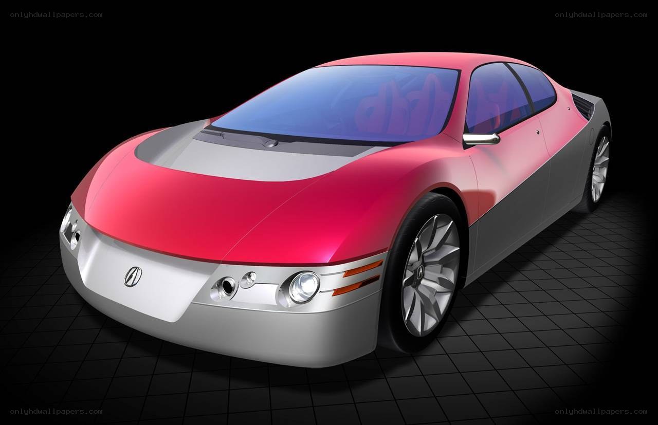 red and silver concept car