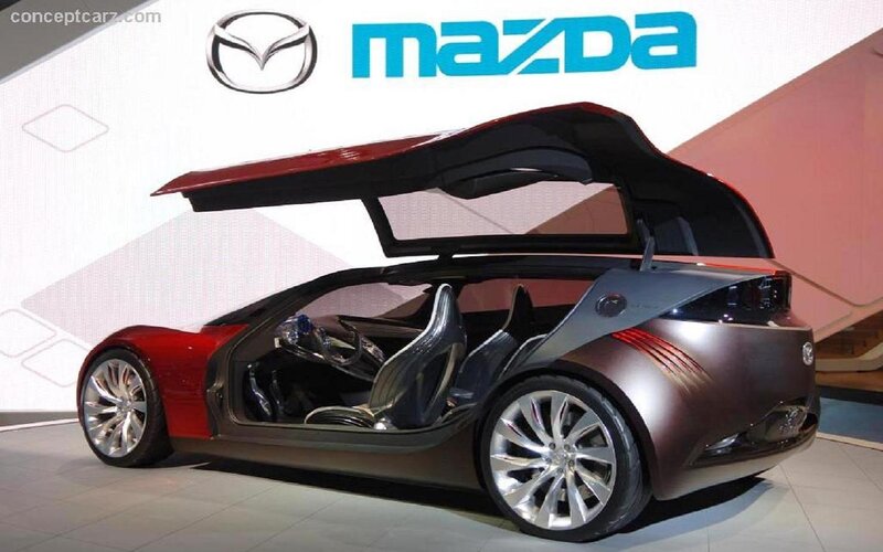 Red and Silver Concept Car — Showroom
