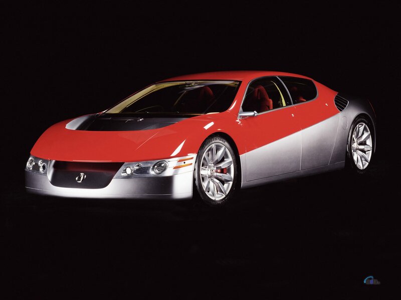 Red and silver concept car