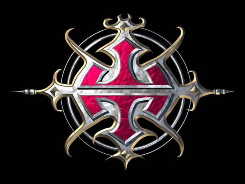 Red and Silver Emblem