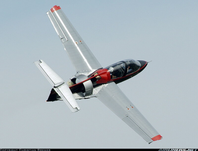 Red and Silver Jet Aircraft — Dynamic