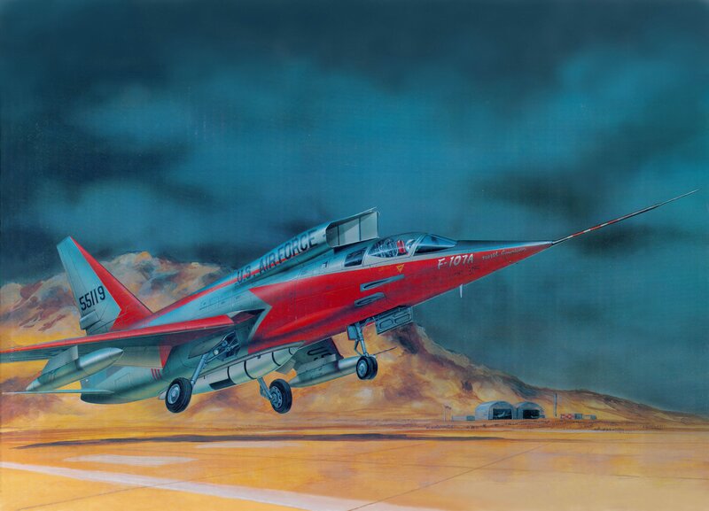 Red and Silver Jet