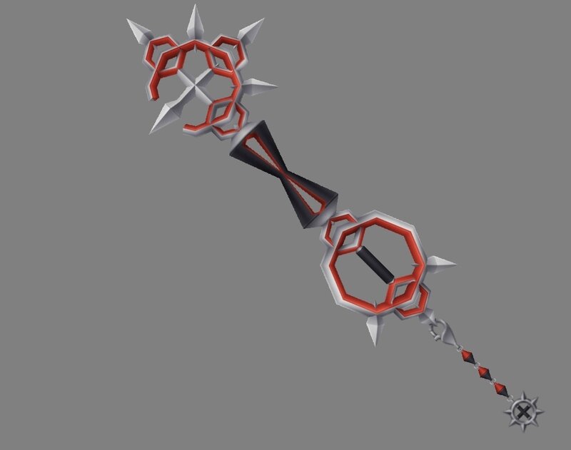 Red and Silver Keyblade