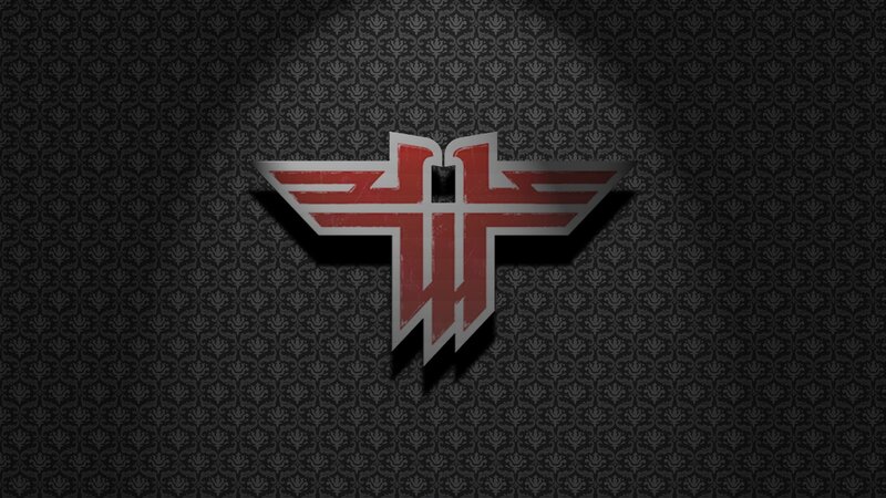 Red and Silver Logo — Black, Dark