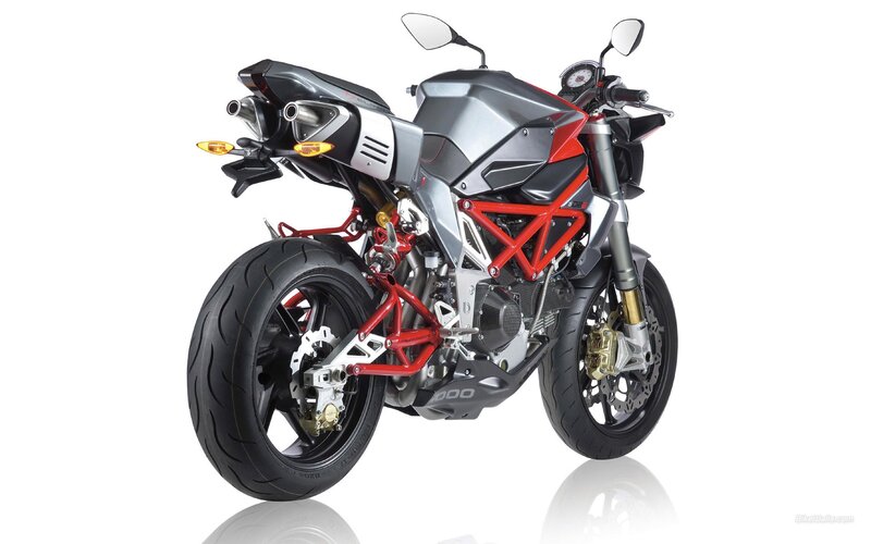 red and silver motorcycle