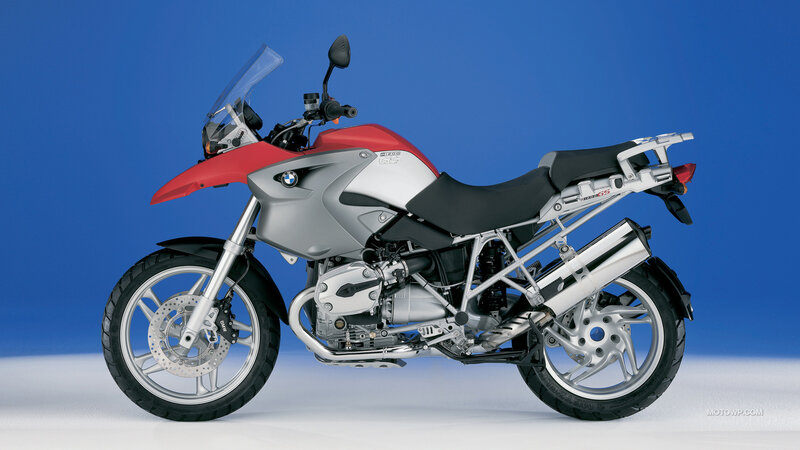 Red and Silver Motorcycle — Blue