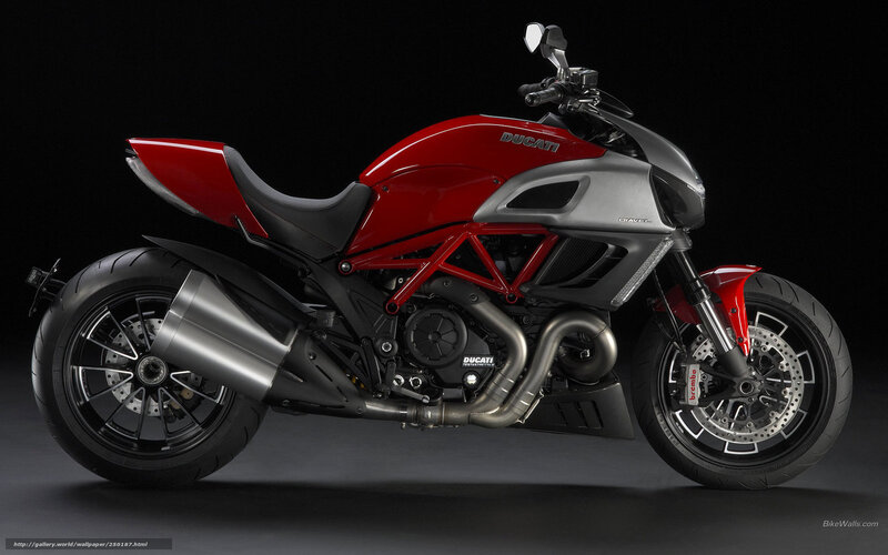 Red and Silver Motorcycle — Dramatic, Photograph