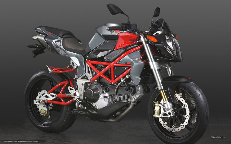 Red and Silver Motorcycle — Dramatic