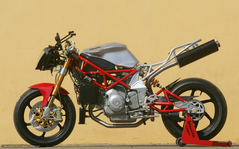 Red and Silver Motorcycle — Neutral, Afternoon, Photograph, Wall