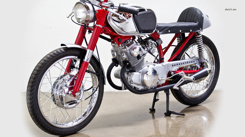 Red and Silver Motorcycle — Neutral, Photograph, Seat, Headlight, Engine