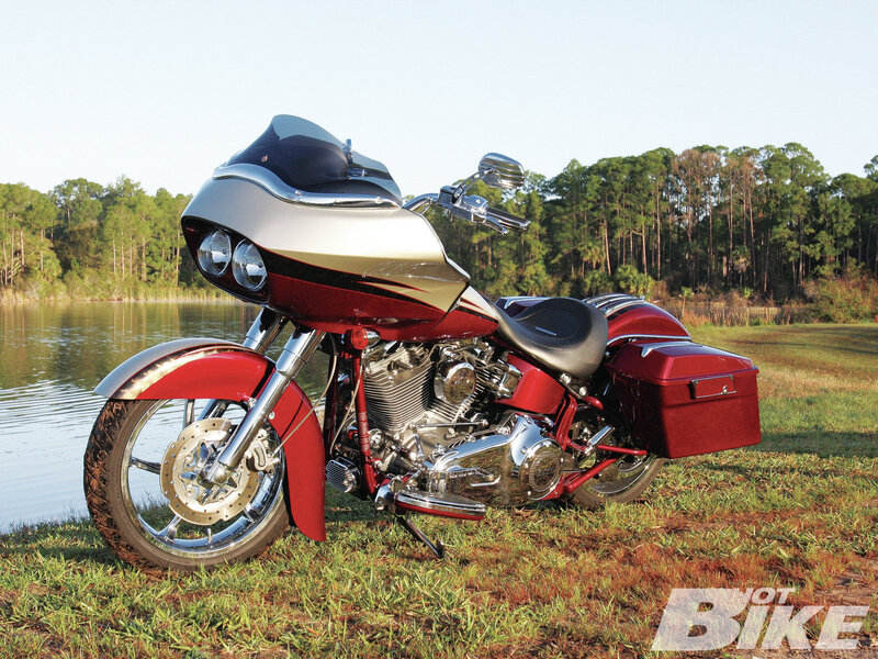 Red and Silver Motorcycle — Serene