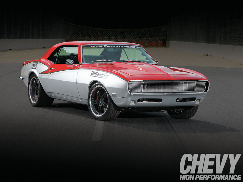 Red and Silver Muscle Car — Dramatic