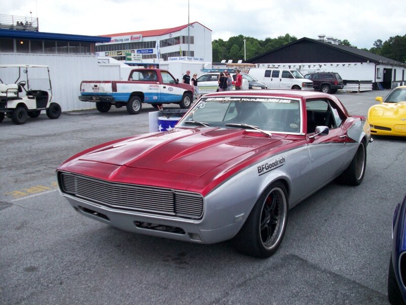 Red and Silver Muscle Car — Outdoor