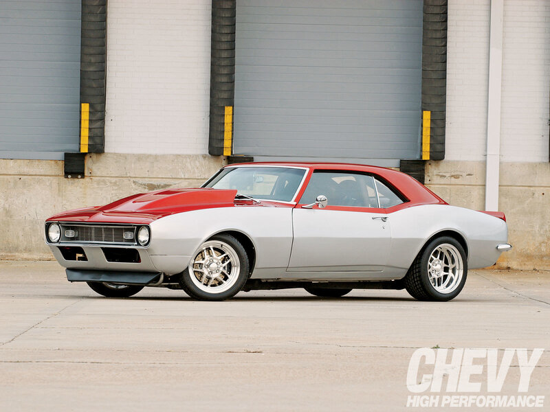 Red and Silver Muscle Car — Static