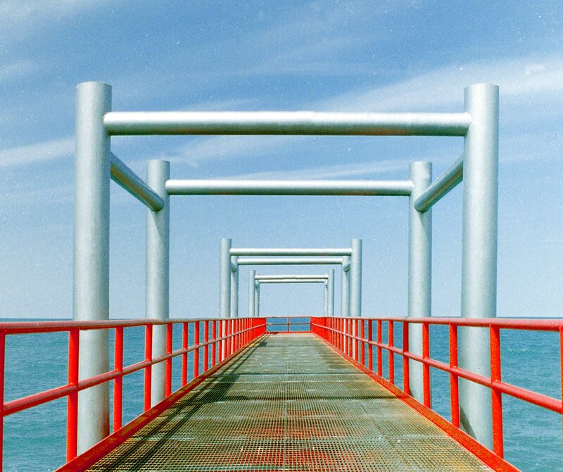 Red and Silver Pier