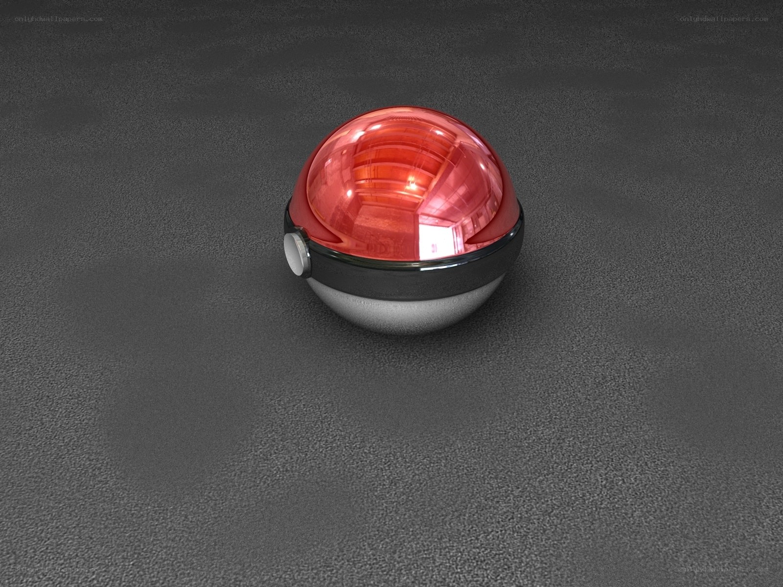 Red and silver pokeball