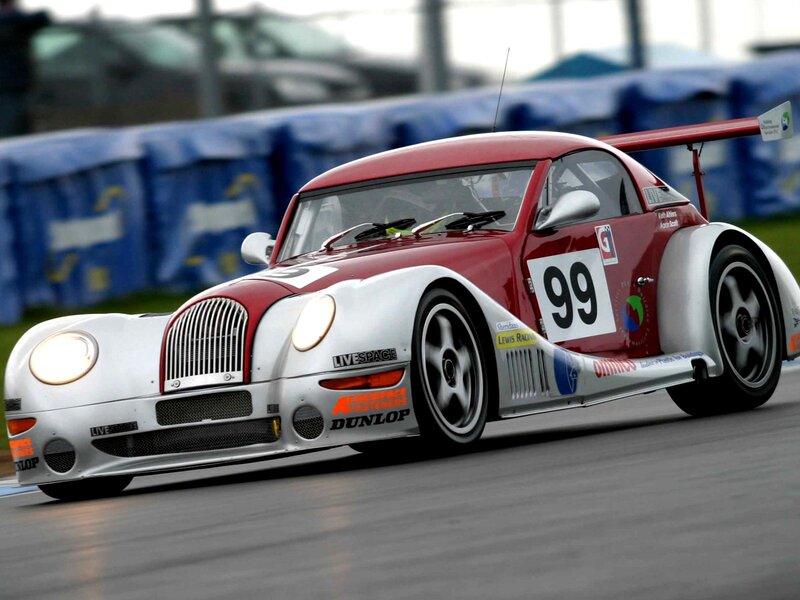 Red and Silver Race Car — Dynamic