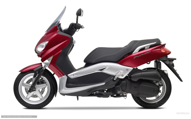 Red and Silver Scooter — Neutral