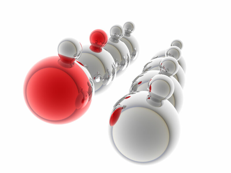 Red and Silver Spheres — Neutral
