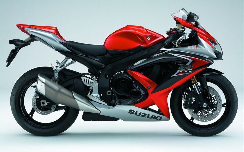 Red and Silver Sportbike
