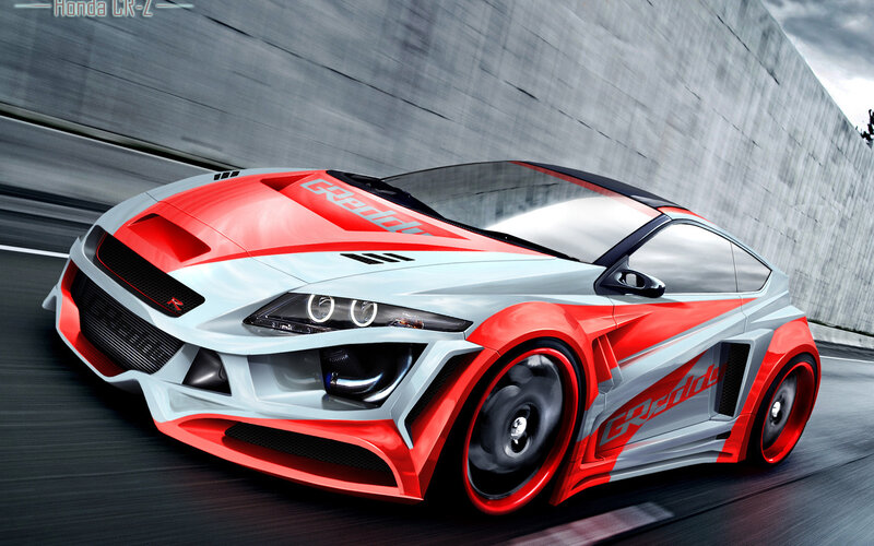 Red and Silver Sports Car — Dynamic
